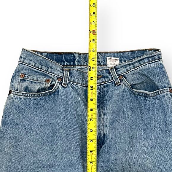 Vintage Levis Jeans Womens 11 Short Med Wash 512 Slim Fit Tapered 90s 28x28 - Picture 12 of 13